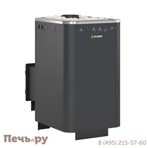 Банная печь Везувий Русичъ Антрацит 22 (ДТ-4) 2022 фото 3