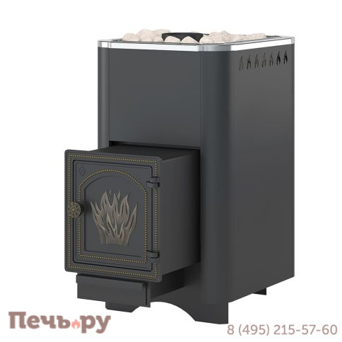 Банная печь Везувий Русичъ Антрацит 22 (ДТ-4) 2022 фото