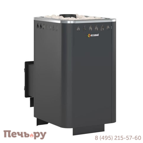 Банная печь Везувий Русичъ Антрацит 22 (ДТ-4С) фото 4