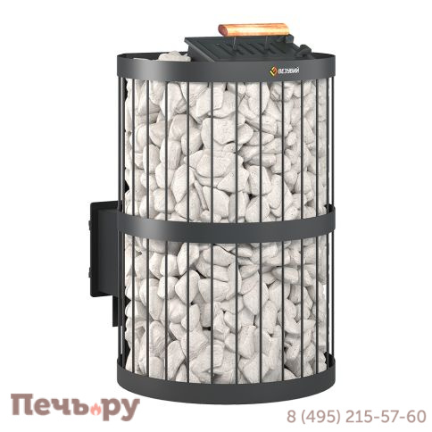 Банная печь Везувий Скиф с закрытой каменкой Стандарт (ДТ-3) 2022 фото 2