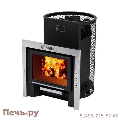 Банная печь Вулкан Прометей 18 Панорама фото