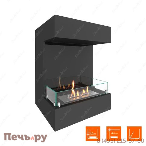 Биокамин фронтальный SteelHeat Grand 600 фото 3