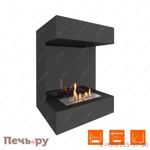 Биокамин фронтальный SteelHeat Grand 600 фото 4