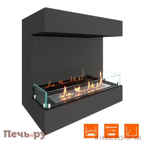 Биокамин фронтальный SteelHeat Grand 700 фото 3