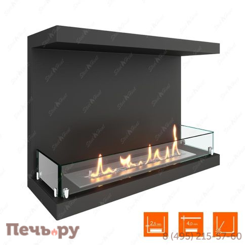 Биокамин фронтальный SteelHeat Leader 700 фото 2