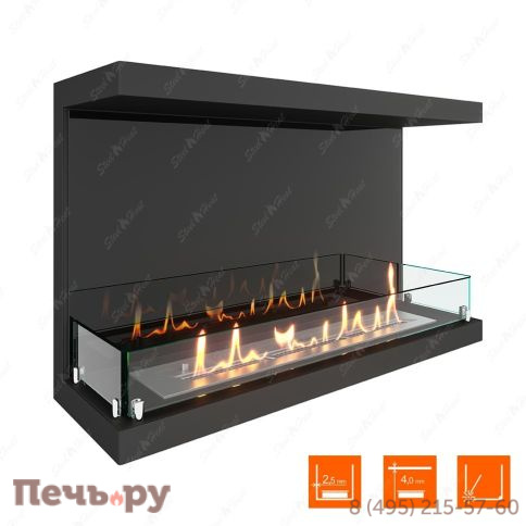 Биокамин фронтальный SteelHeat Leader 800 фото 3