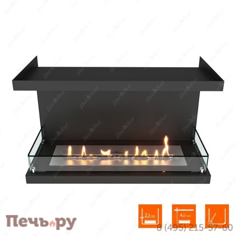 Биокамин фронтальный SteelHeat Leader 800 фото 8