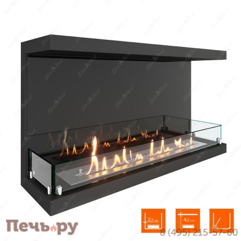 Биокамин фронтальный SteelHeat Leader 900 фото 3