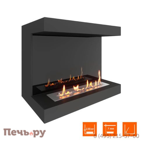 Биокамин фронтальный SteelHeat One 700 фото 4