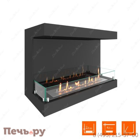 Биокамин фронтальный SteelHeat One 900 фото 3