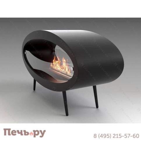 Биокамин напольный Lux Fire Эллипс 1200 фото 5
