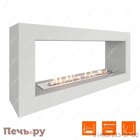 Биокамин напольный SteelHeat  Frame One 1000 фото 2