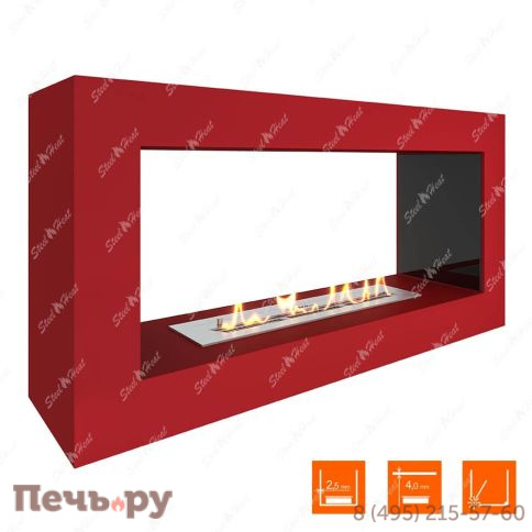 Биокамин напольный SteelHeat  Frame One 900 фото 9