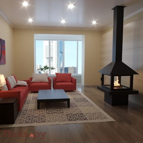 Биокамин островной Good Fire Куб 850 фото 2