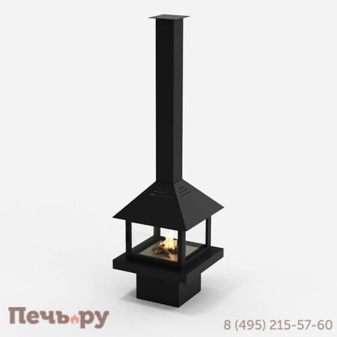 Биокамин островной Good Fire Куб 850 фото