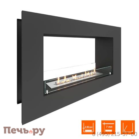 Биокамин сквозной SteelHeat Grand 1000 фото 2