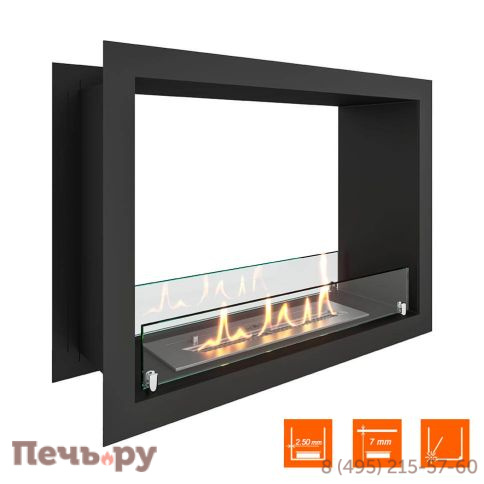 Биокамин сквозной SteelHeat Leader 600 фото 2