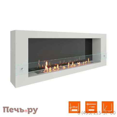 Биокамин SteelHeat Wall Long 1500 фото 4