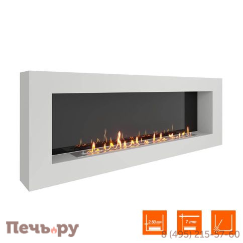 Биокамин SteelHeat Wall Long 1800 фото 3