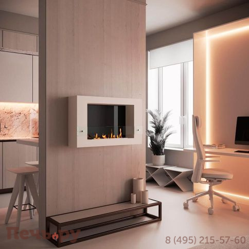 Биокамин SteelHeat Wall One 800 фото 10