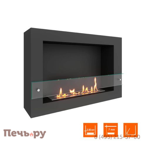 Биокамин SteelHeat Wall One 800 фото 2