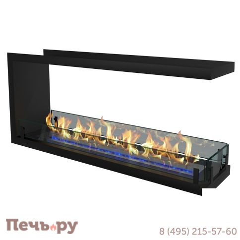 Биокамин торцевой сквозной ZeFire Standart 1300 фото