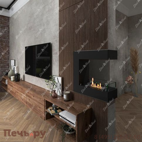 Биокамин торцевой SteelHeat Grand 600 фото 7