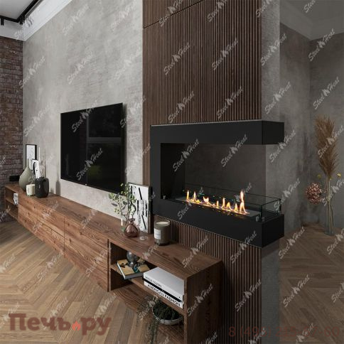 Биокамин торцевой SteelHeat Grand 900 фото 6
