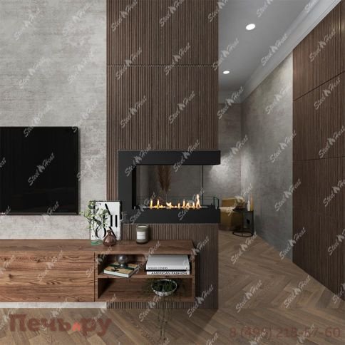 Биокамин торцевой SteelHeat Grand 900 фото 7