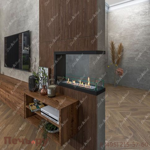 Биокамин торцевой SteelHeat Leader 700 фото 5