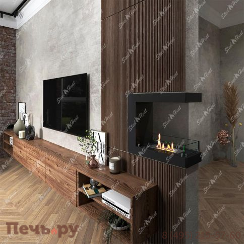 Биокамин торцевой SteelHeat One 600 фото 7