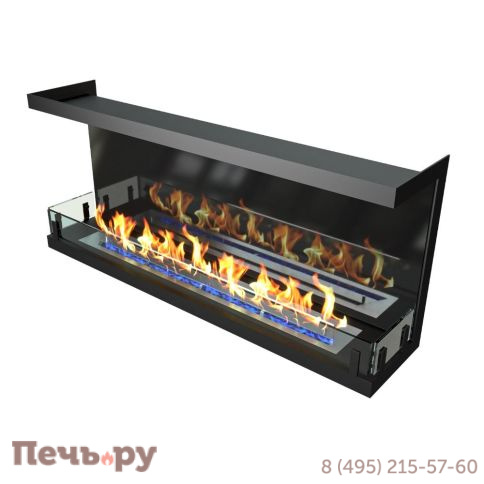 Биокамин торцевой ZeFire Standart 1300 со стемалитом фото