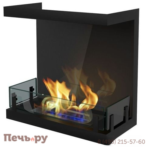 Биокамин торцевой ZeFire Standart 500 со стемалитом фото