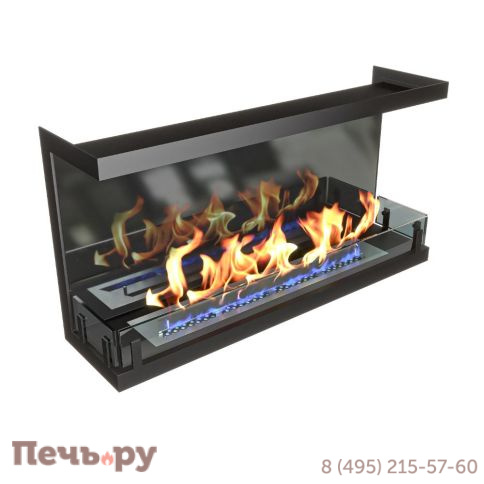 Биокамин торцевой ZeFire Standart 900 со стемалитом фото