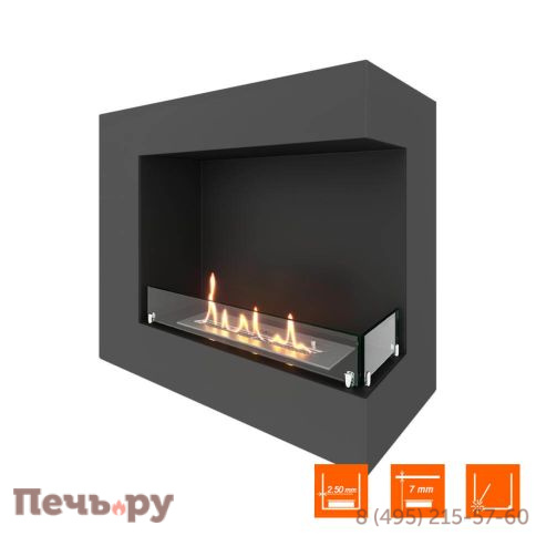 Биокамин угловой SteelHeat Grand 700 фото 4