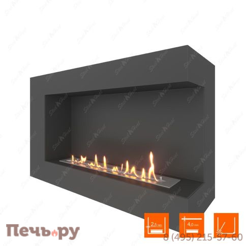 Биокамин угловой SteelHeat Grand 900 фото 2