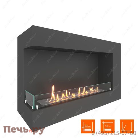 Биокамин угловой SteelHeat Grand 900 фото 3