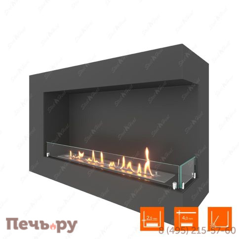 Биокамин угловой SteelHeat Grand 900 фото 4