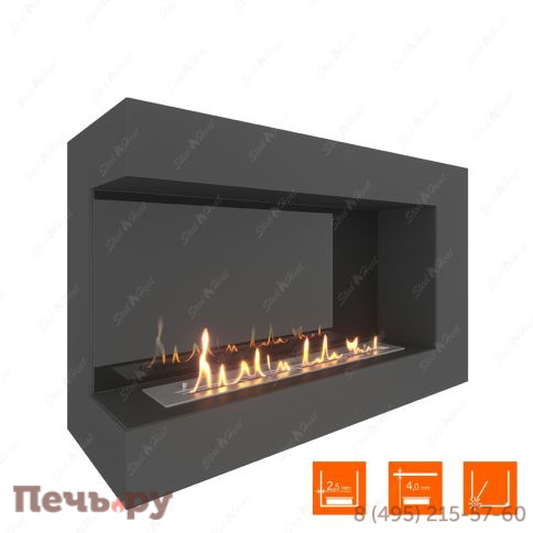 Биокамин угловой SteelHeat Grand 900 фото 7