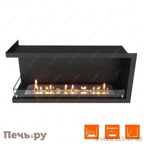 Биокамин угловой SteelHeat Leader 1000 фото 12