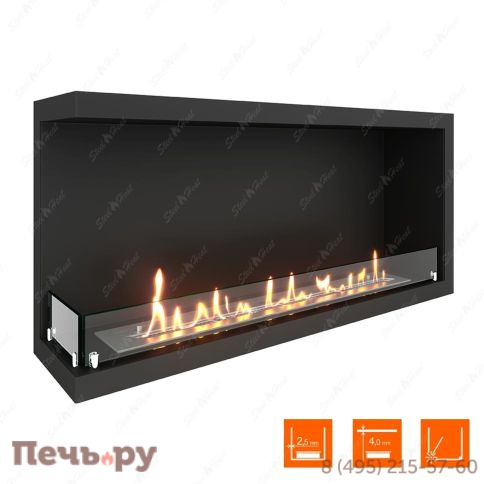 Биокамин угловой SteelHeat Leader 1000 фото 2