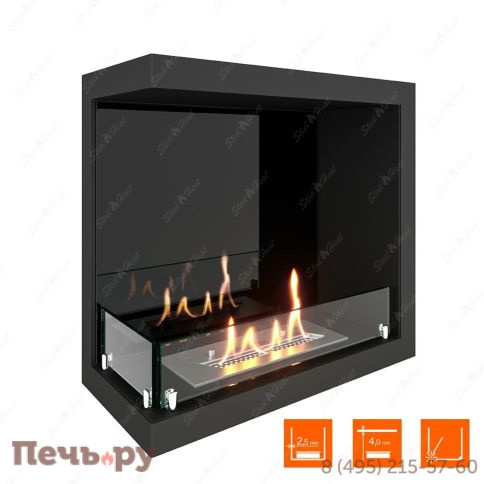 Биокамин угловой SteelHeat Leader 500 фото 5