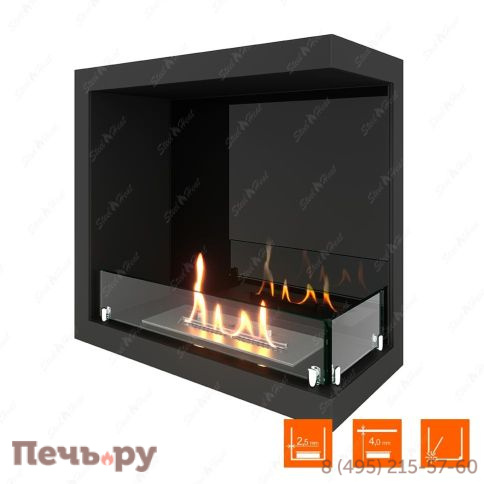 Биокамин угловой SteelHeat Leader 500 фото 6