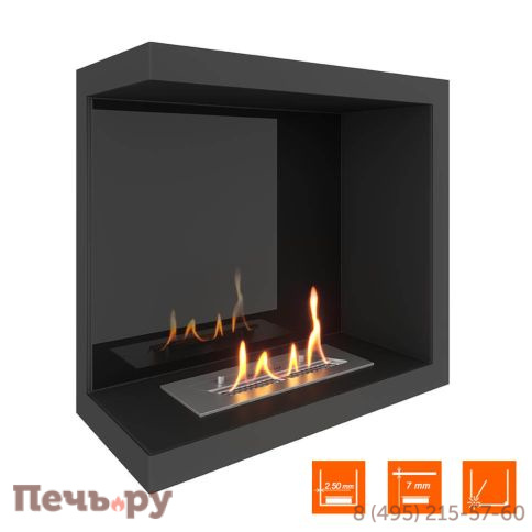 Биокамин угловой SteelHeat Leader 500 фото 7