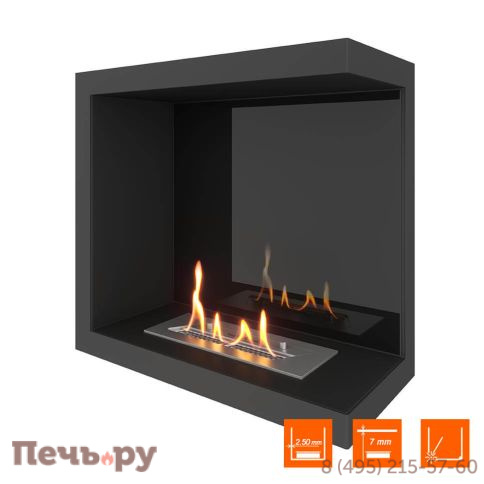 Биокамин угловой SteelHeat Leader 500 фото 8