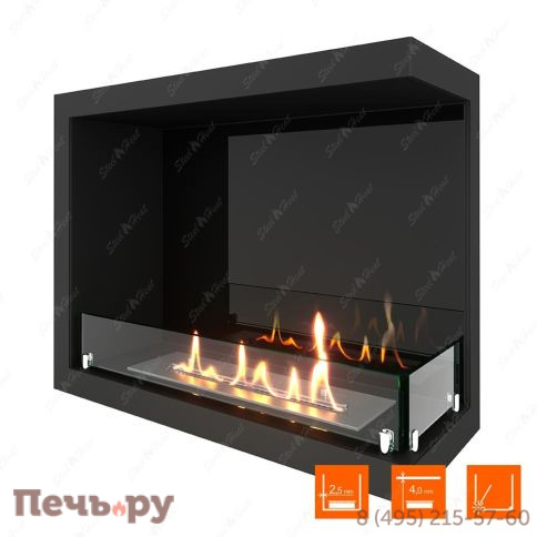 Биокамин угловой SteelHeat Leader 600 фото 7