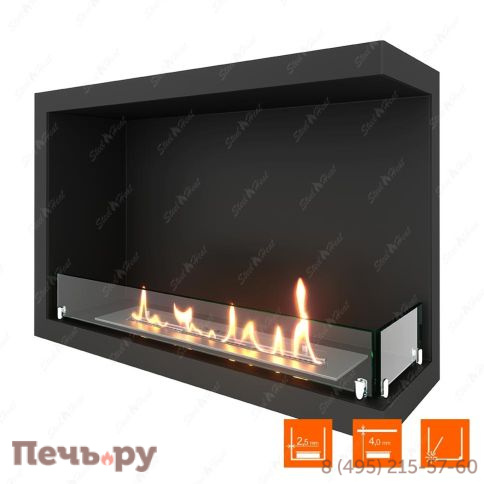 Биокамин угловой SteelHeat Leader 700 фото 4