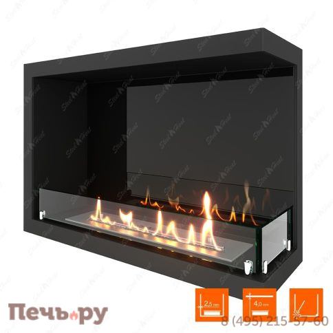 Биокамин угловой SteelHeat Leader 700 фото 6