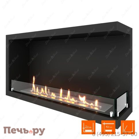 Биокамин угловой SteelHeat Leader 900 фото 4