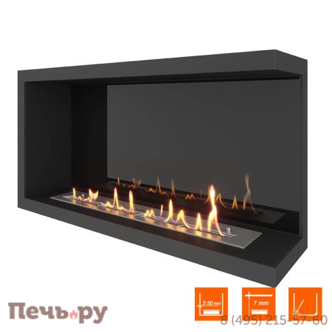 Биокамин угловой SteelHeat Leader 900 фото 8